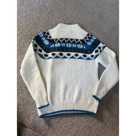 Kmart vintage acrylic sweater womens M - Picture 3 of 5